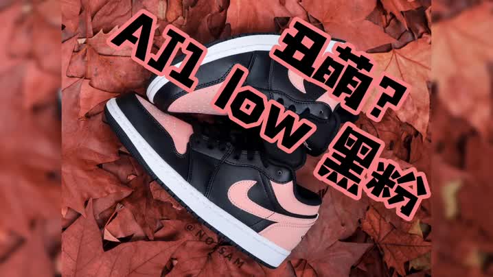 🐽我愿称它“小粉猪”｜AJ1low黑粉