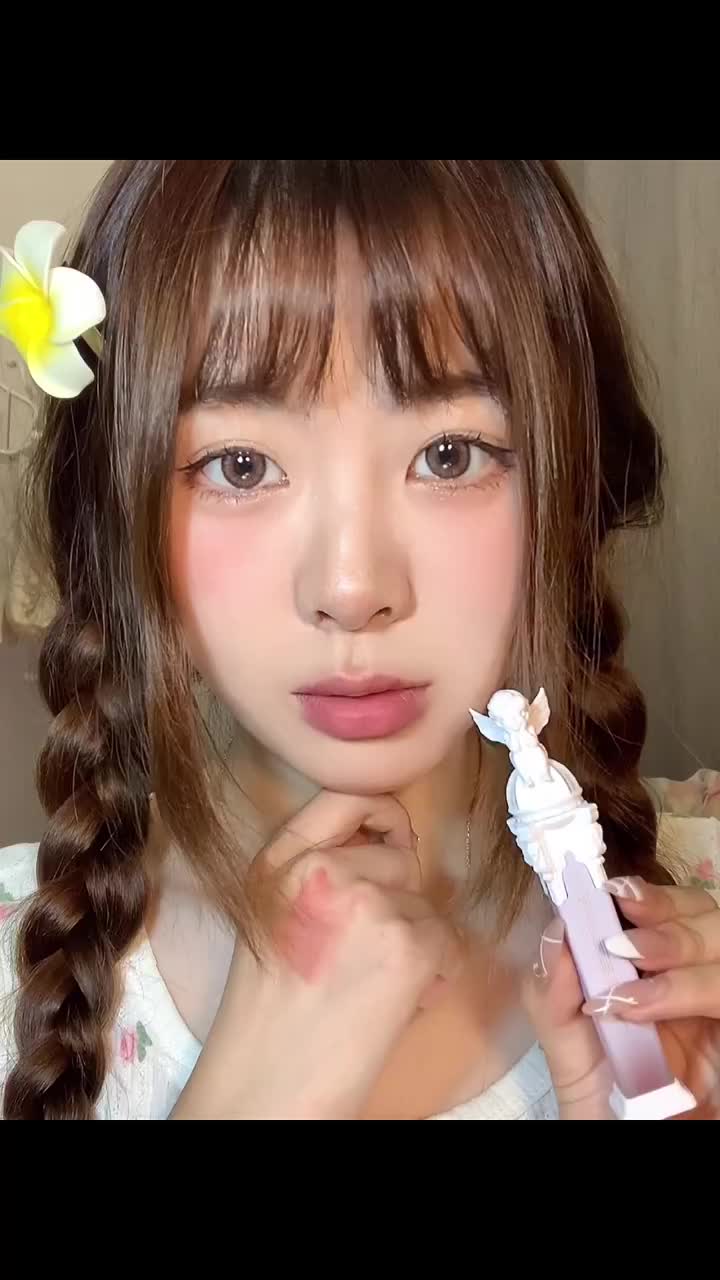 口红💄试色/花知晓小天使唇釉