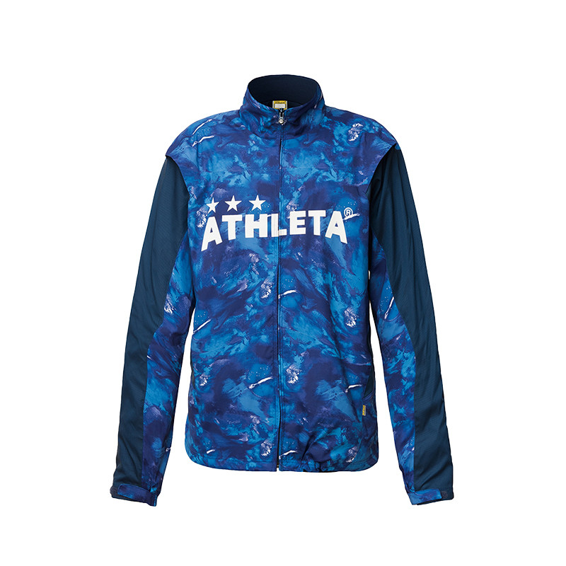 ATHLETA 春秋新款防风迷彩保暖训练外套 02290