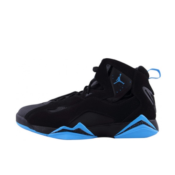 推荐商品：Jordan True Flight 加强版 篮球鞋 复古时尚防滑耐磨减震加合成革实战运动 Black/Gamma Blue 黑北卡蓝