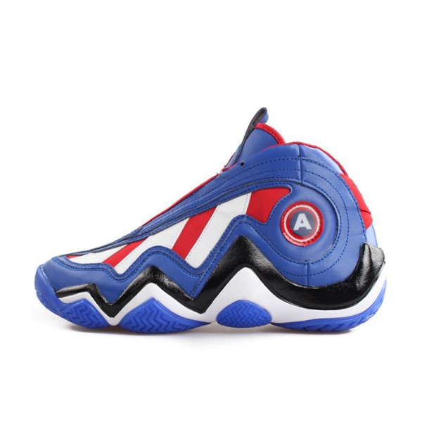 推荐商品：adidas Crazy 97 篮球鞋 防滑耐磨复古透气减震包裹性实战轻便中帮 Avengers Captain America 美国队长