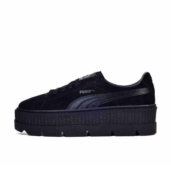 推荐商品：Puma/彪马 Cleated Creeper 运动休闲鞋 轻便耐磨厚底松糕包裹性 Black 女款/黑色