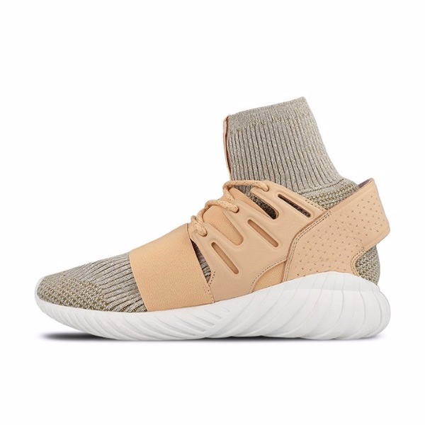 推荐商品：adidas Originals Tubular Doom 防滑耐磨 轻便舒适 编织 织物 复古 日常 运动休闲鞋 Pale Nude/Clear Brown/Vintage White 浅粉