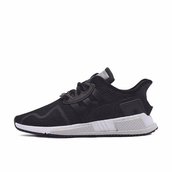 推荐商品：adidas EQT Cushion ADV 轻便减震 防滑耐磨 透气 织物 运动休闲鞋 Black/White/Grey 黑白灰