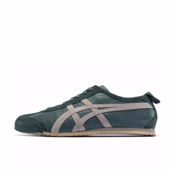 推荐商品：Onitsuka Tiger Mexico 66 德训鞋 运动休闲鞋 复古轻便透气舒适百搭防滑 Dark Forest Feather Grey 深绿/灰色