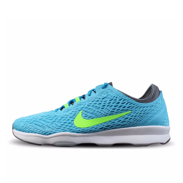 推荐商品：Nike Zoom Fit 透气 减震 训练鞋 Green/Blue 湖水蓝/绿