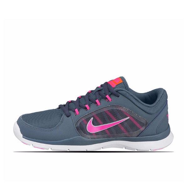 推荐商品：Nike Flex Trainer 4 耐磨 透气 训练鞋 Deep Grey/Pink 灰粉