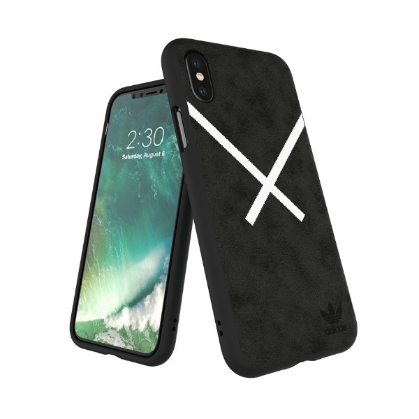 adidas/阿迪达斯 iPhoneX/7/8/Plus 仿鹿皮手机壳