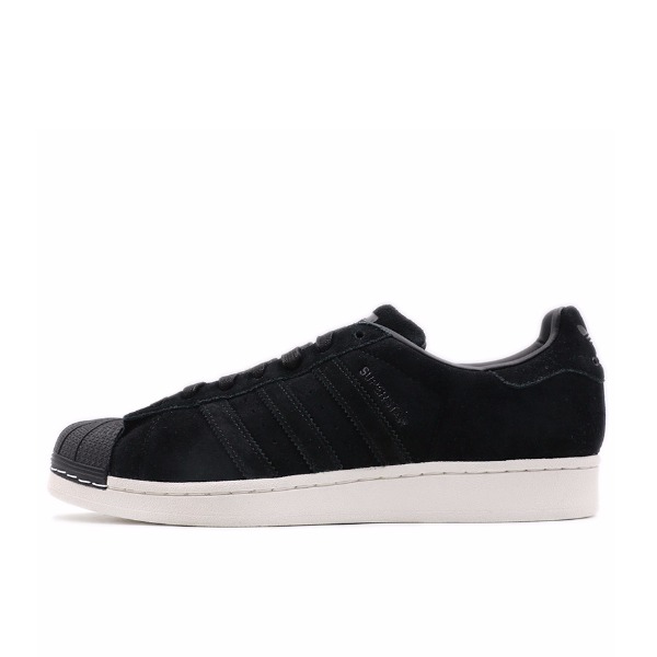 推荐商品：【宋雨琦同款】 adidas Originals Superstar 板鞋 轻便贝壳头薄底舒适百搭耐磨复古 Color Black/White 黑麂皮