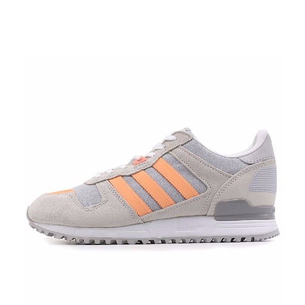 推荐商品：adidas Originals ZX 700 百搭复古 防滑耐磨 舒适轻便 减震透气 低帮 运动休闲鞋 Grey Orange 浅灰/橘/米黄