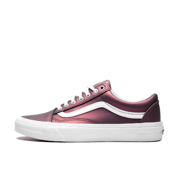 推荐商品：Vans/范斯 Old Skool 滑板鞋 板鞋 轻便防滑复古舒适经典 Muted Metallic Red Gold 镭射红