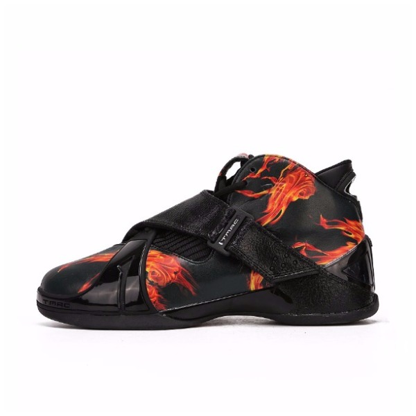 推荐商品：adidas T MAC 5 篮球鞋 减震回弹防滑耐磨圆头实战复古合成革轻便中帮 Flame 火焰
