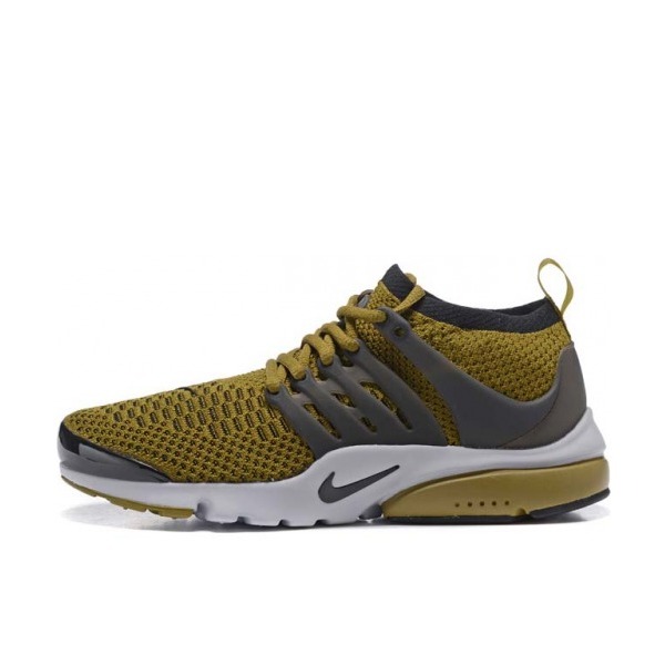 推荐商品：Nike Air Presto Ultra Flyknit 跑鞋 拉链缓震回弹舒适透气防滑耐磨机能生活织物合成革休闲运动轻便 Olive Flak 橄榄绿/深灰