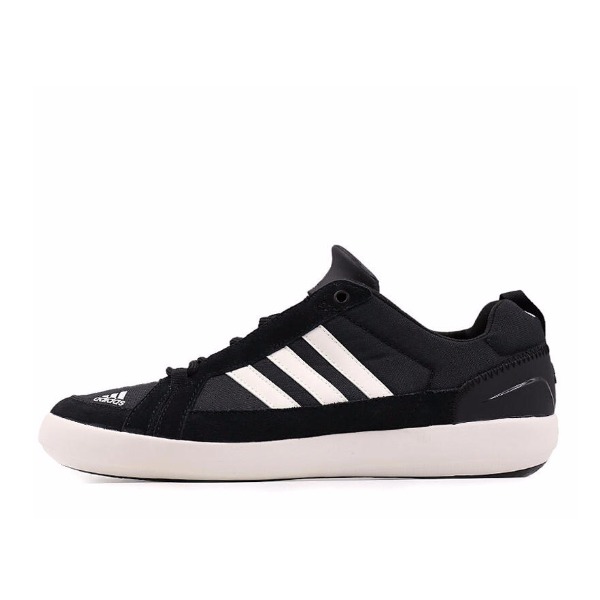 推荐商品：adidas Boat Lace DLX 户外鞋 Core Black/White 黑白