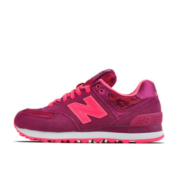 推荐商品：New Balance 574 运动休闲鞋 阿甘鞋 经典复古防滑耐磨缓震舒适透气时尚百搭轻便 紫/粉