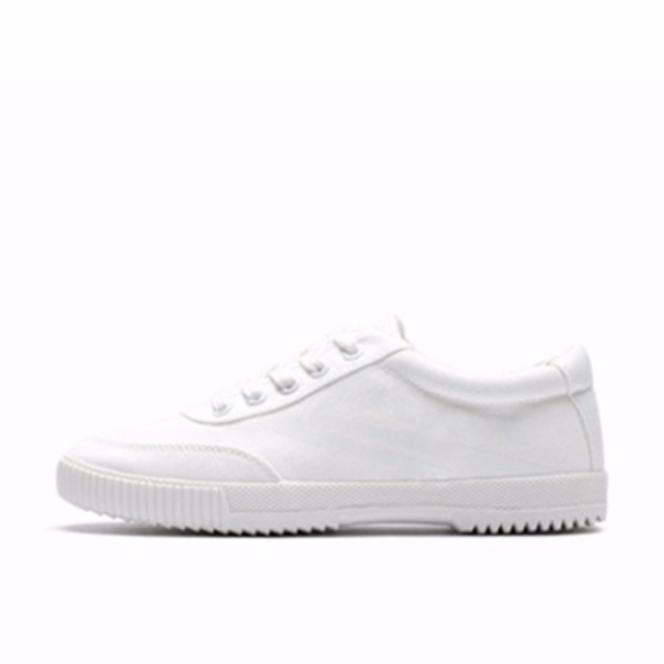 推荐商品：Feiyue/飞跃 BF风休闲 复古 透气 帆布鞋 FY-8038 纯白