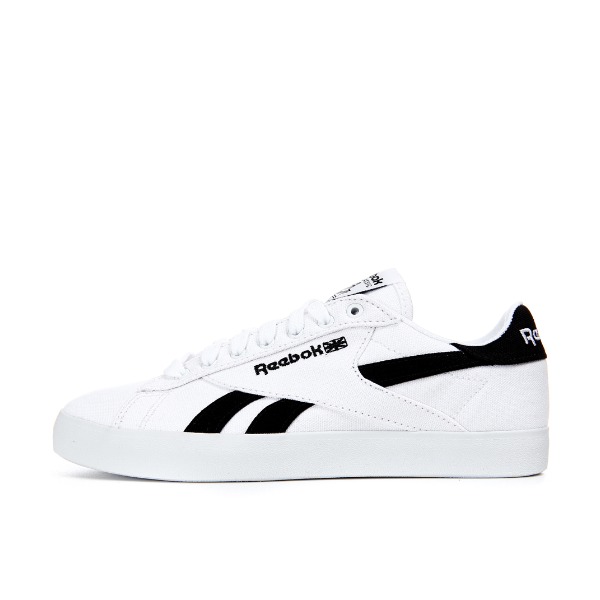 推荐商品：Reebok/锐步 NPC UK FVS 复古 牛皮 耐磨 防滑 跑鞋 Black/White 白黑