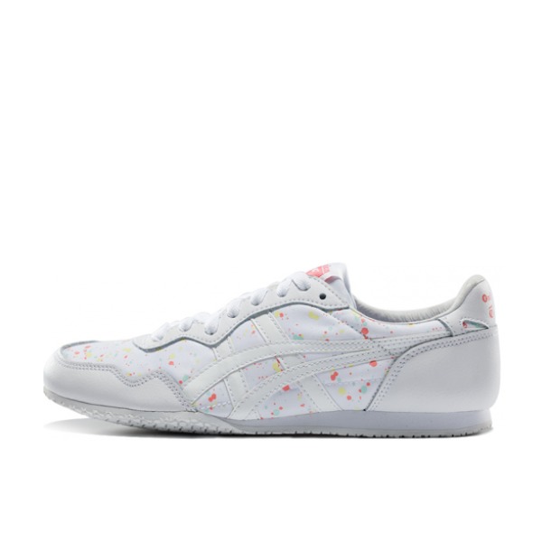 推荐商品：Onitsuka Tiger 鬼冢虎 Serrano 运动休闲鞋 舒适轻便防滑耐磨网布透气百搭复古减震包裹性低帮 White 白色小印花