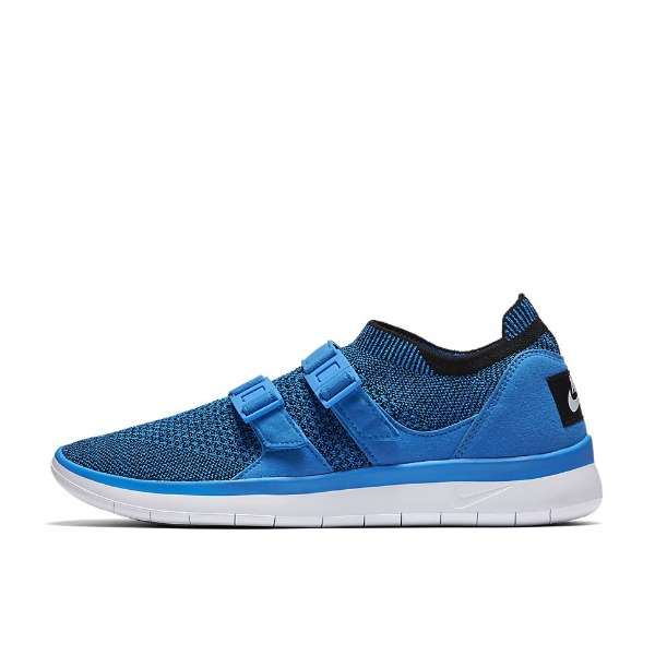 推荐商品：Nike Air Sock Racer Ultra Flyknit 运动休闲鞋 减震轻便防滑耐磨舒适透气低帮时尚一脚蹬 Photo Blue 蓝色