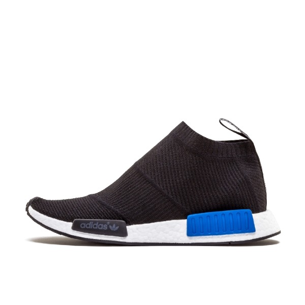 推荐商品：adidas Originals NMD City Sock 缓震轻便 防滑 耐磨 透气网面 休闲运动 轻质 编织 跑步鞋 Core Black Lush Blue 黑蓝