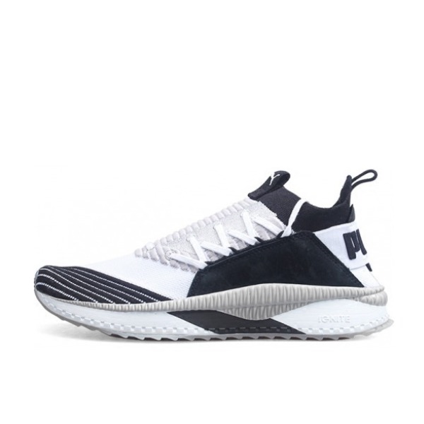 推荐商品：Puma/彪马 Tsugi Jun Cubism 轻便舒适 防滑耐磨 减震透气 运动休闲鞋 Black/White 黑白