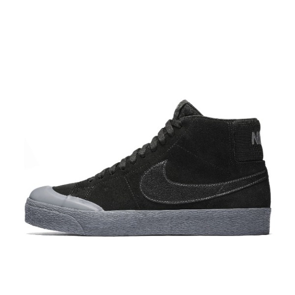 推荐商品：Nike SB Blazer Zoom 滑板鞋 板鞋 拼接时尚复古防滑耐磨透气运动休闲舒适百搭 Black Grey 煤黑色
