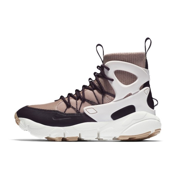推荐商品：Nike Air Footscape Mid 舒适 生活 运动休闲鞋 Particle Pink 棕白