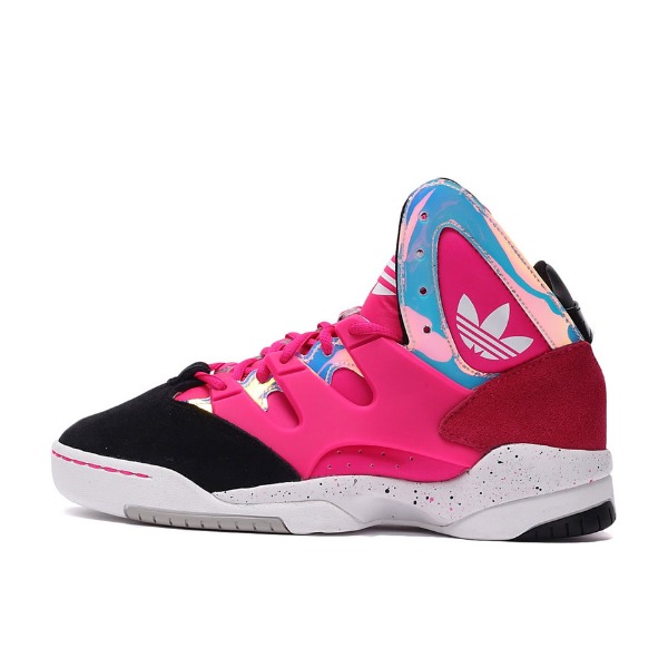 推荐商品：adidas Originals GLC 运动休闲鞋 防滑耐磨复古潮流圆头 Pink/Black/White/Red 粉/黑/红
