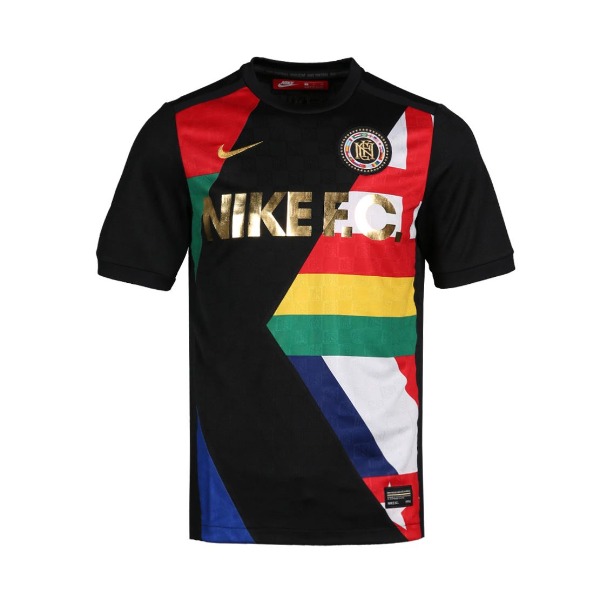 Nike F.C.世界杯元素纪念足球运动足球纪念透气圆领短袖T恤 886873