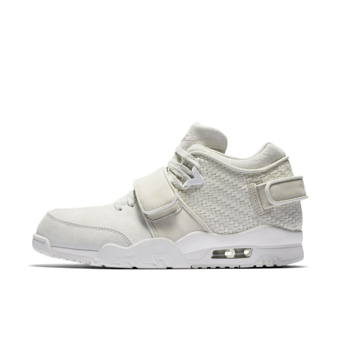 推荐商品：Nike Air Cruz 防滑耐磨 减震轻便 复古 魔术贴 休闲鞋 Light Bone 灰白