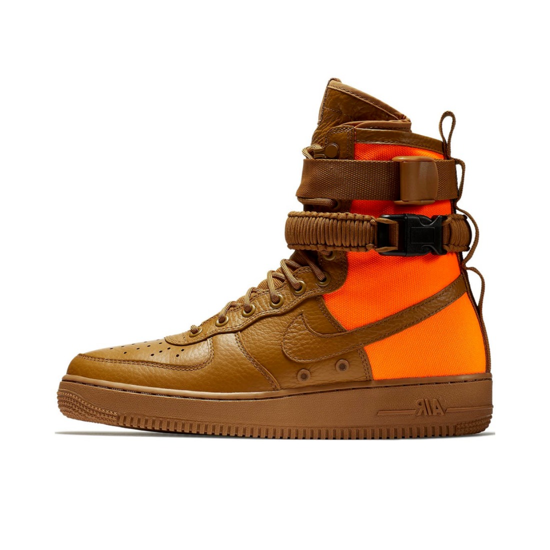 推荐商品：Nike Air Force 1 SF 板鞋 机能缠绕防滑耐磨减震透气复古包裹性 Desert Ochre 棕橙