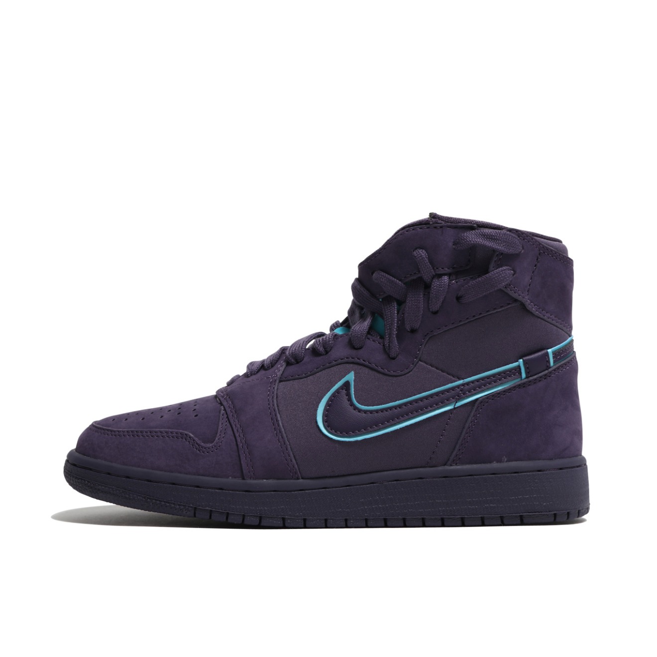 推荐商品：Air Jordan 1 板鞋 运动休闲鞋 复古潮流支撑合成革 Rebel XX Dark Raisin 高帮/紫色变革