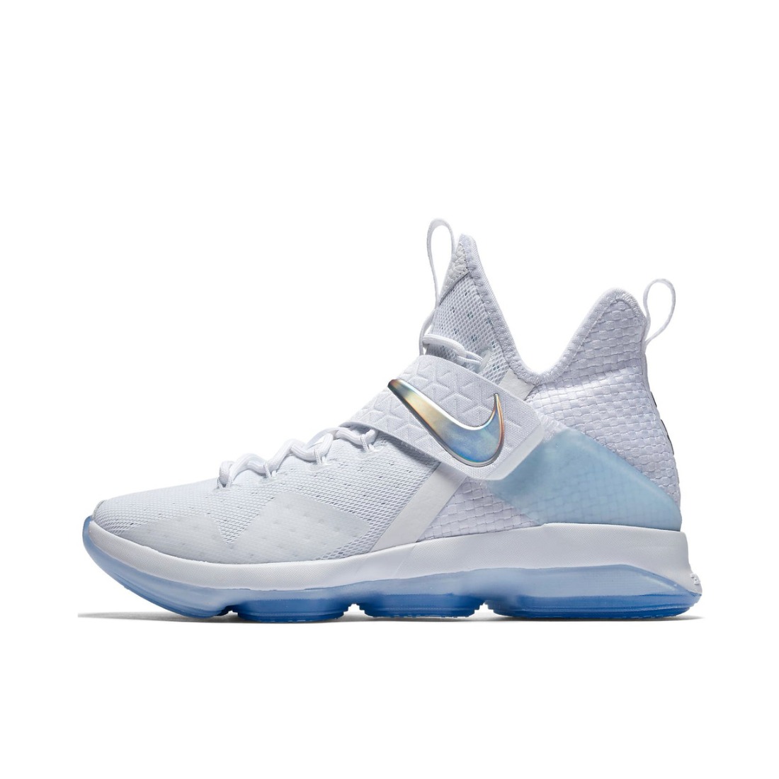 推荐商品：Nike Zoom Lebron 14 篮球鞋 防滑耐磨实战减震轻便圆头支撑 Time to Shine 白银