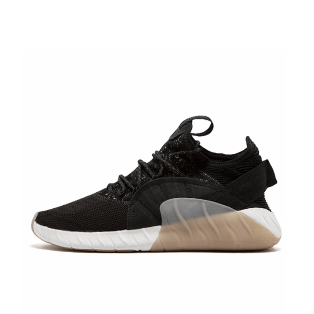 推荐商品：adidas Tubular Rise 舒适轻便 防滑减震 支撑 百搭 运动休闲鞋 Black/White 黑白/透明黄