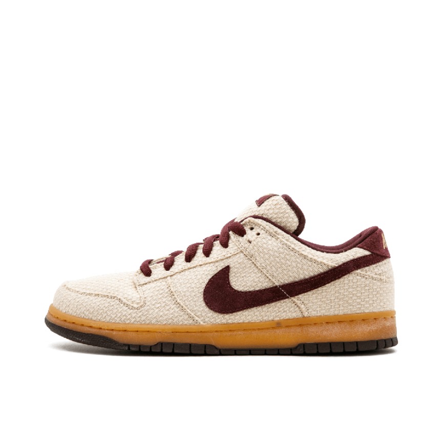 推荐商品：Nike Dunk 板鞋 经典复古百搭 Low Red Hemp SB/低帮/亚麻色/红色