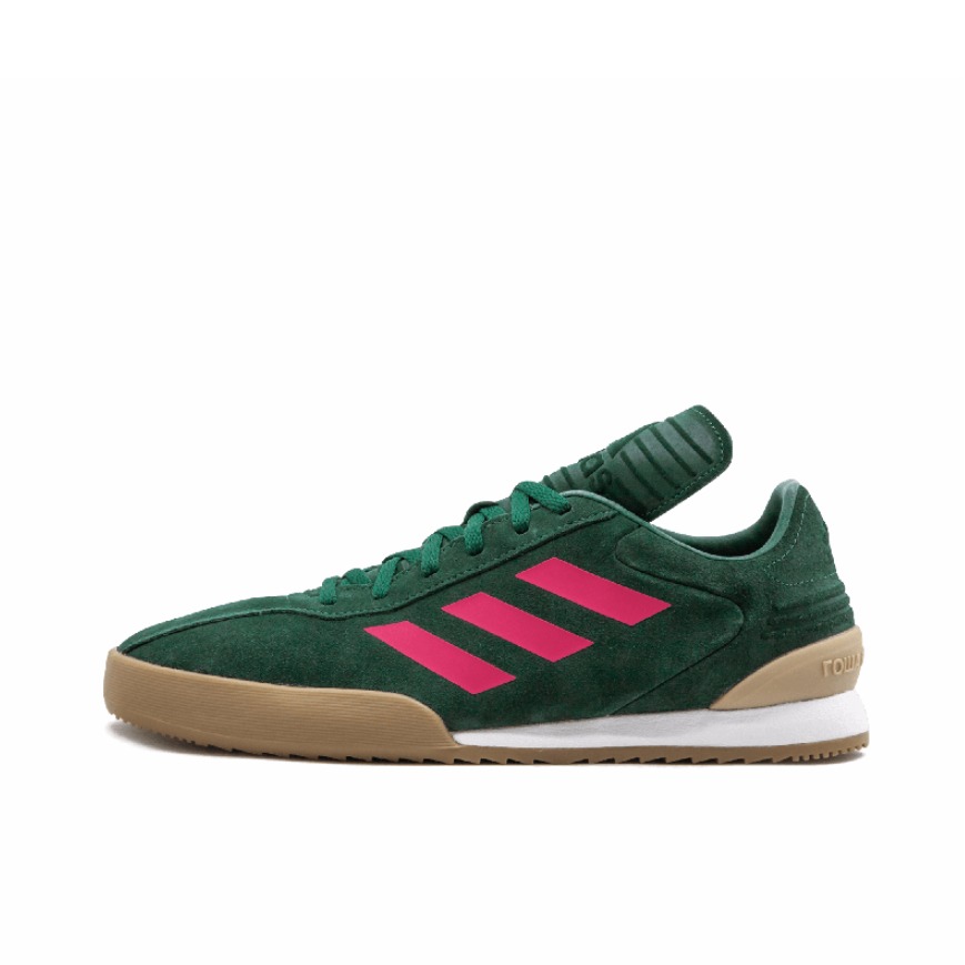 推荐商品：adidas Copa Super 防滑耐磨 轻便舒适 运动休闲鞋 Gosha Rubchinskiy 绿粉