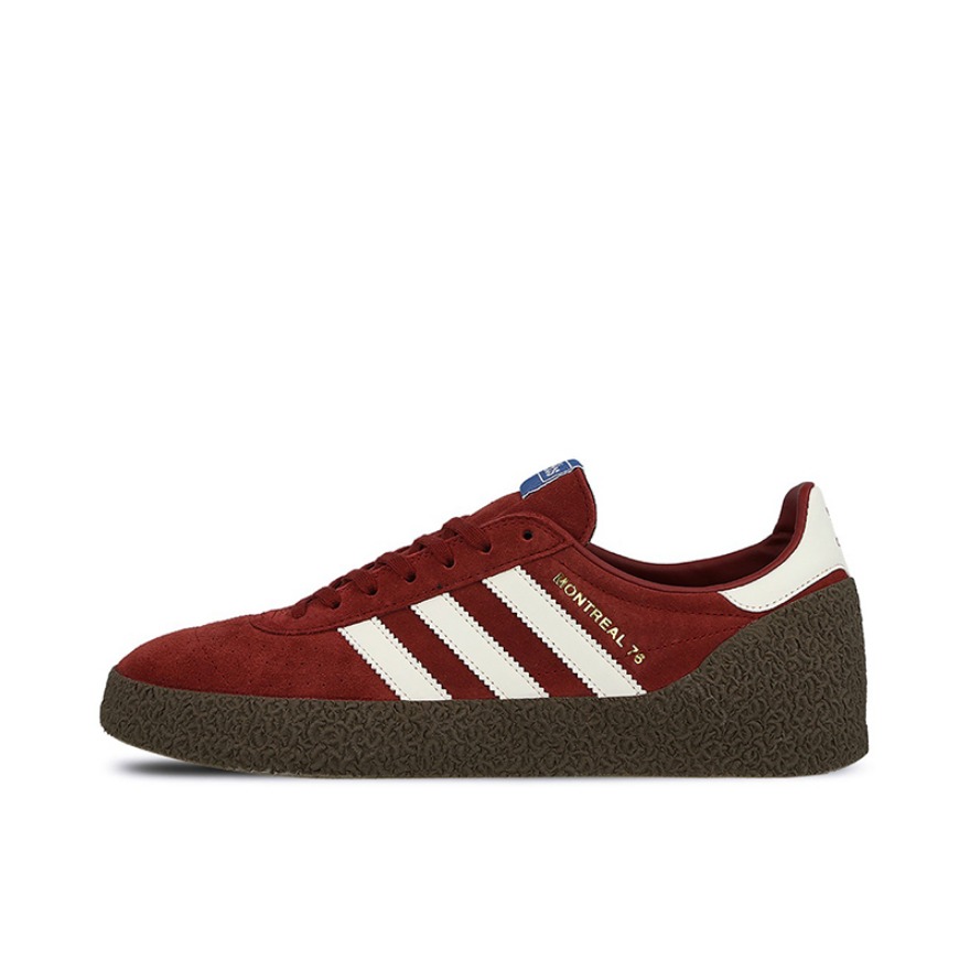 推荐商品：adidas adidas Originals Montreal '76  运动休闲鞋 Noble Maroon/ Off White/Gum 酒红白