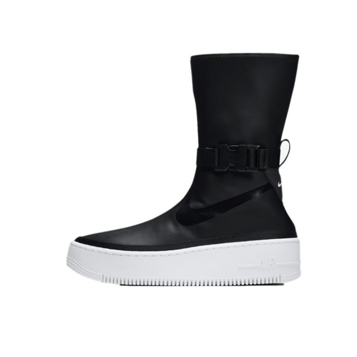推荐商品：Nike Air Force 1 空军一号 板鞋 轻便舒适百搭耐磨防滑复古 High Black/White 黑白绑带