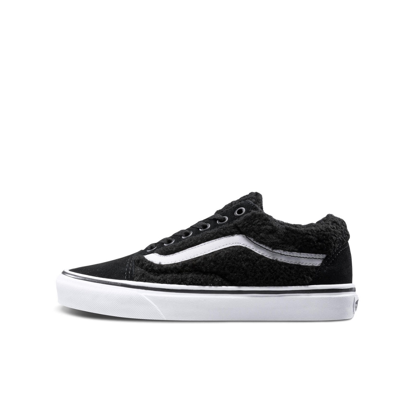推荐商品：Vans/范斯 Old Skool 滑板鞋 板鞋 轻便防滑复古舒适经典 Black/White 黑白绒毛