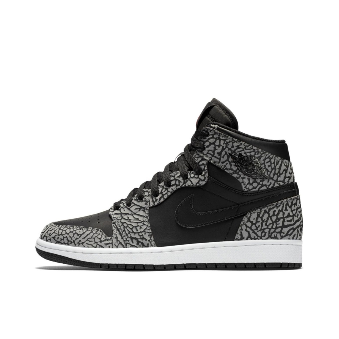 推荐商品：Air Jordan 1 板鞋 运动休闲鞋 复古潮流支撑合成革 Un-Supreme 高帮/黑爆裂纹