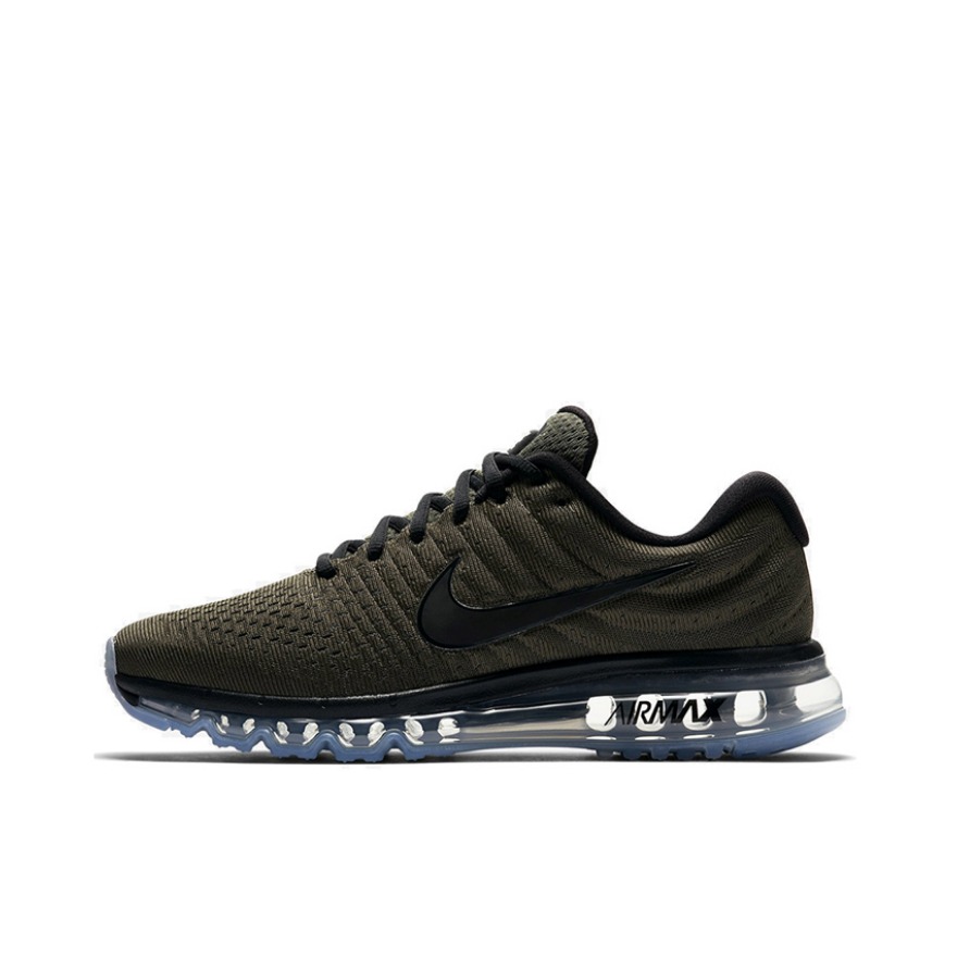 推荐商品：Nike Air Max 2017 跑鞋 减震回弹防滑耐磨舒适透气运动织物支撑简约休闲短跑 Cargo Khaki 墨绿