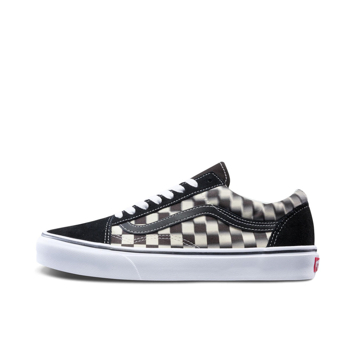 推荐商品：Vans/范斯 Old Skool 滑板鞋 板鞋 轻便防滑复古舒适经典 Black/Classic White 黑棕格子