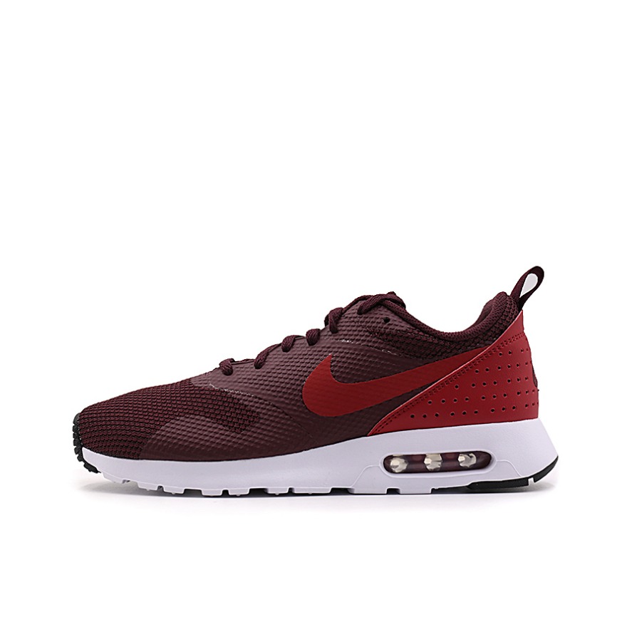 推荐商品：Nike Air Max Tavas 跑鞋 减震回弹网面透气防滑耐磨舒适百搭织物合成革气垫低帮 Night Maroon 午夜红