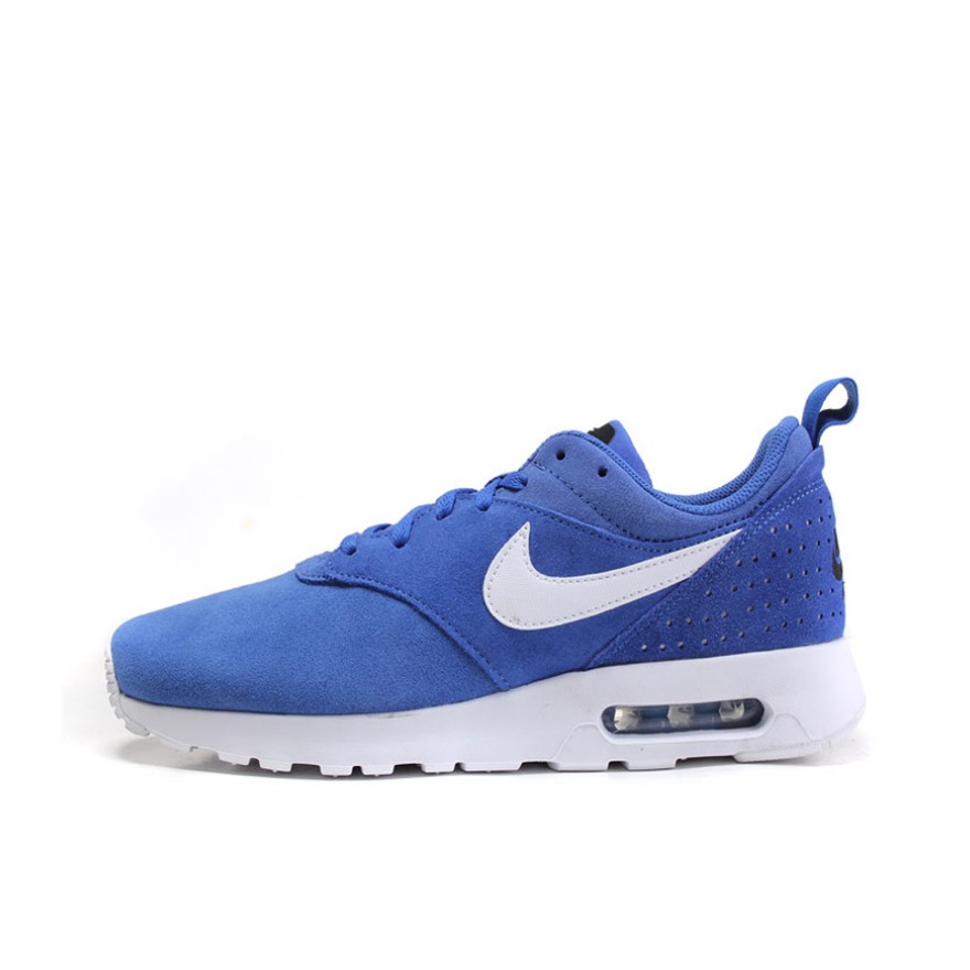 推荐商品：Nike Air Max Tavas 跑鞋 减震回弹网面透气防滑耐磨舒适百搭织物合成革气垫低帮 Navy Blue 宝石蓝