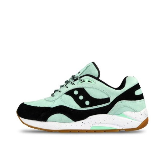推荐商品：Saucony/索康尼 Grid 9000 跑鞋 防滑耐磨舒适百搭透气支撑轻便 Mint Chocolate Chip 绿黑泼墨