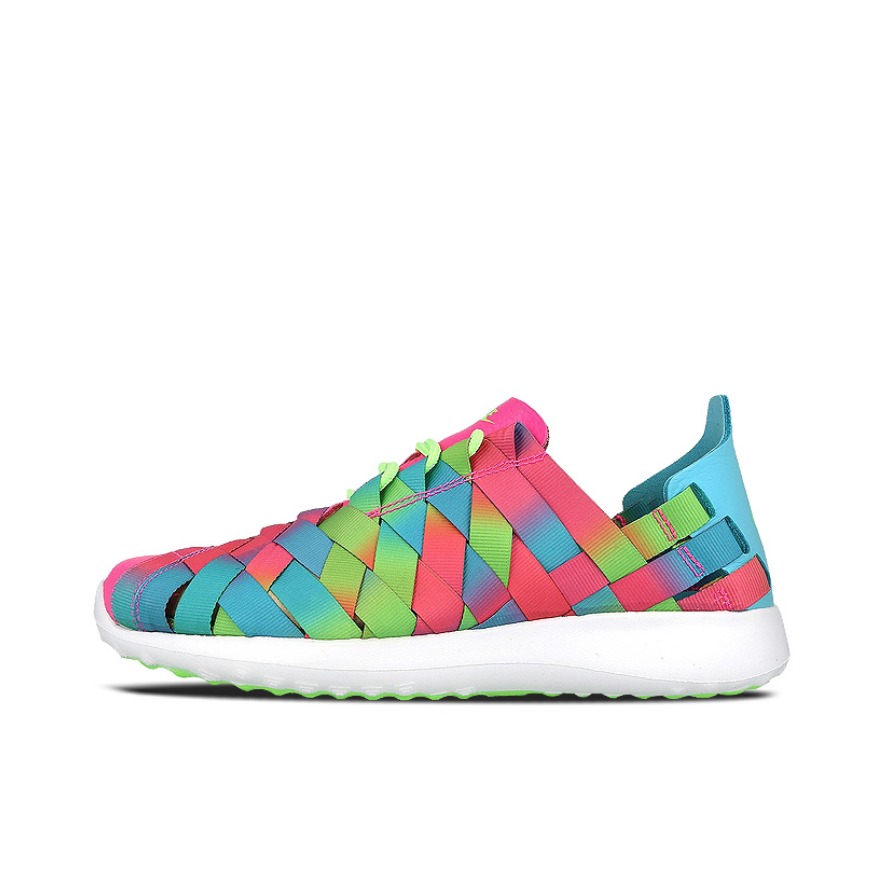 推荐商品：Nike Juvenate 跑鞋 复古网面轻便透气耐磨防滑运动减震低帮 Gamma Blue/Pink Green 蓝粉绿