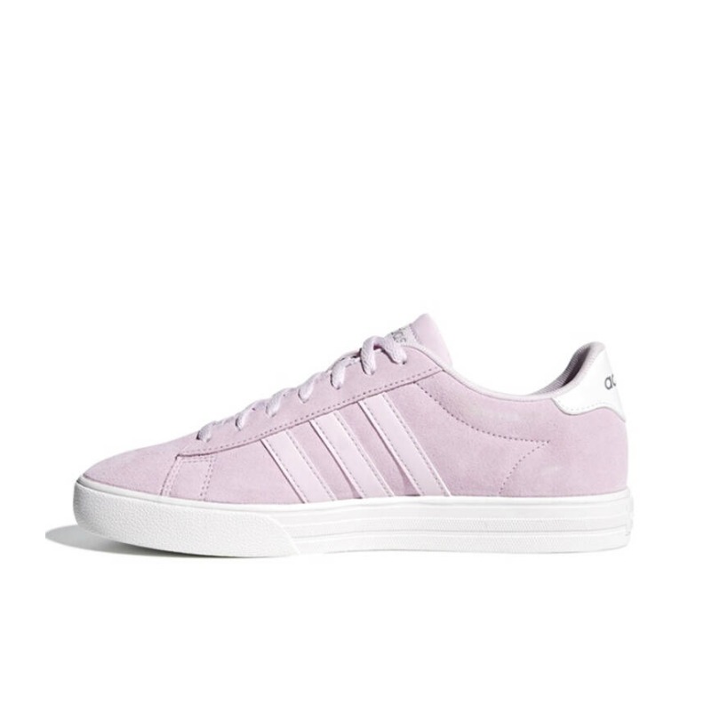 推荐商品：adidas neo Daily 2.0 板鞋 三条纹防滑耐磨休闲运动缓震透气轻便复古 Pink/Ftwr Whtie 粉白