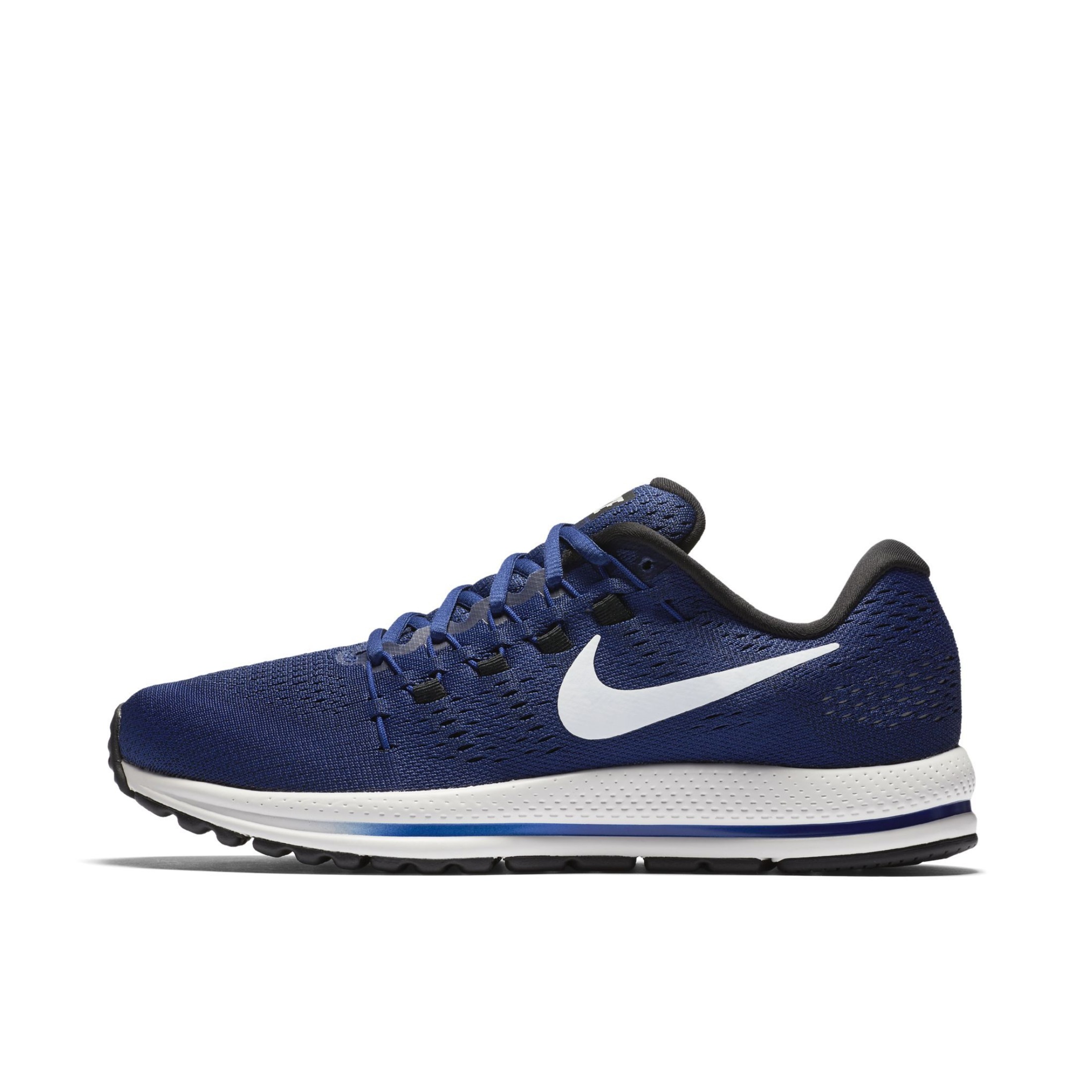 推荐商品：Nike Air Zoom Vomero 12 跑鞋 防滑耐磨减震透气舒适轻便低帮马拉松 Royal Blue White 深宝蓝