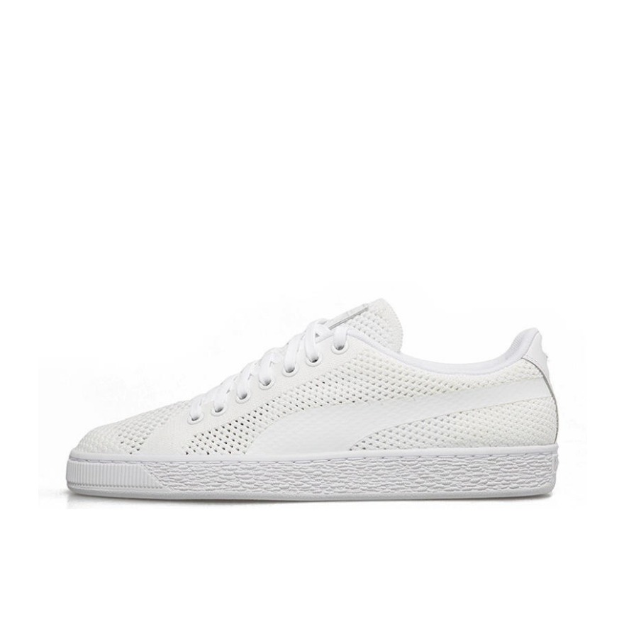 推荐商品：Puma/彪马 Capri 板鞋 复古百搭舒适轻便防滑耐磨 White 白色网眼