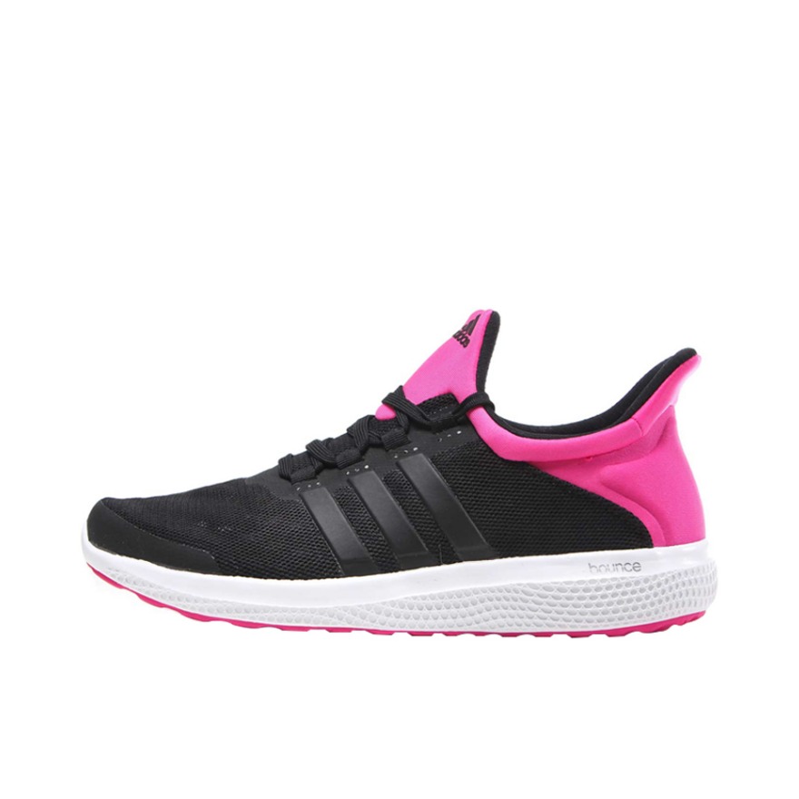 推荐商品：adidas CC Sonic Bounce 轻便透气 防滑耐磨 减震 舒适 百搭 跑鞋 Navy/Pink/White 黑紫